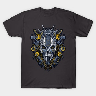 Mecha Skull S02 D12 T-Shirt
